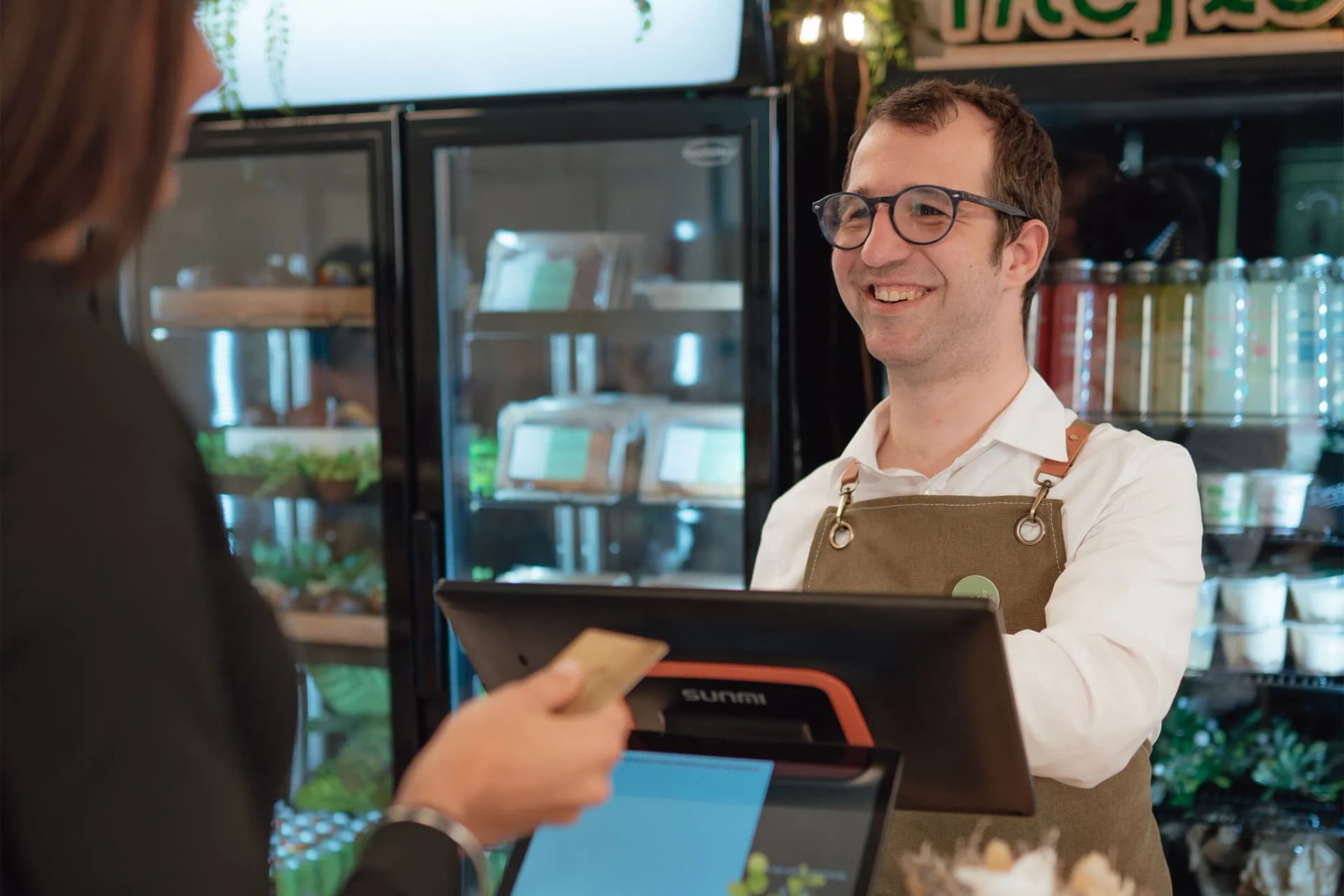 paiement comptoir de restauration