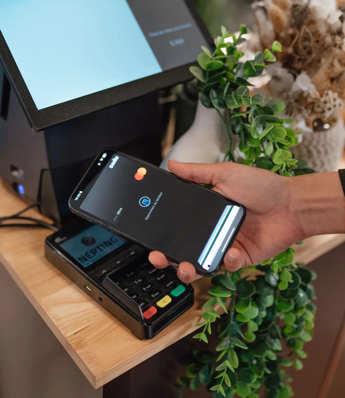 paiment sans contact frigo connecté Trèfle Restauration