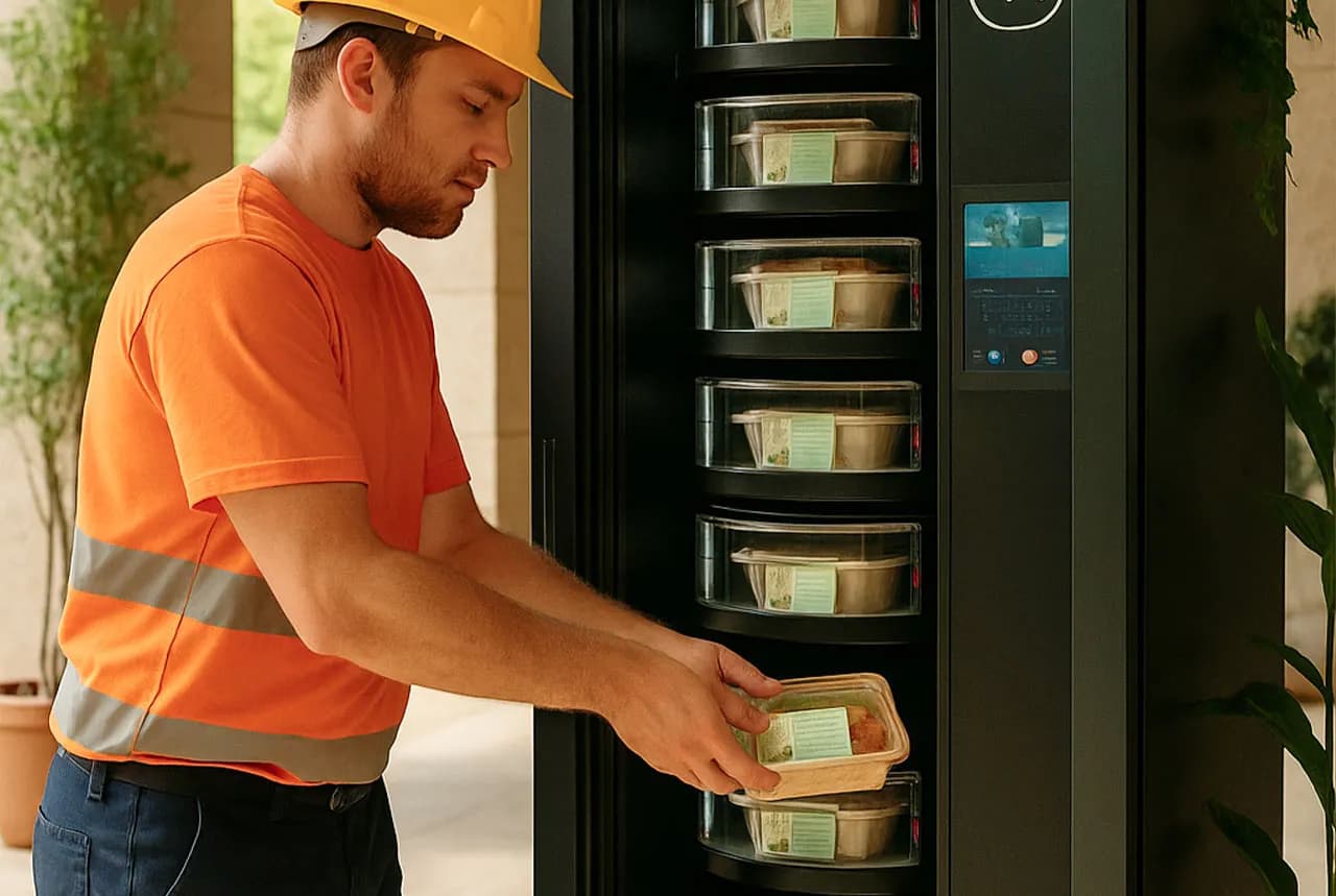 terminal frigo connecté sécurisé mobile